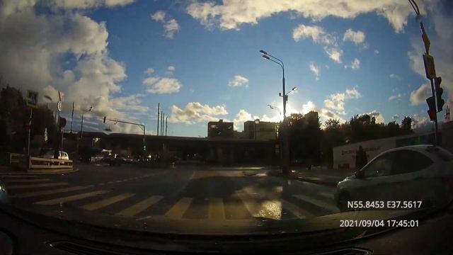 Driving in Moscow city: Восточное Дегунино - Хорошёво-Мнёвники 04/09/2021 (timelapse 4x) смотреть онлайн