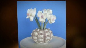 Поделки из ракушек, красивые цветы