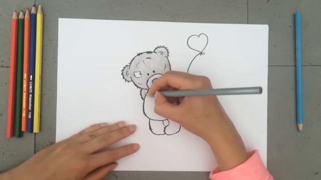 Как нарисовать мишку Тедди ❤️ смотреть онлайн