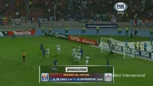 U de Chile vs Deffensor Sporting 1-0 Copa Libertadores 2014