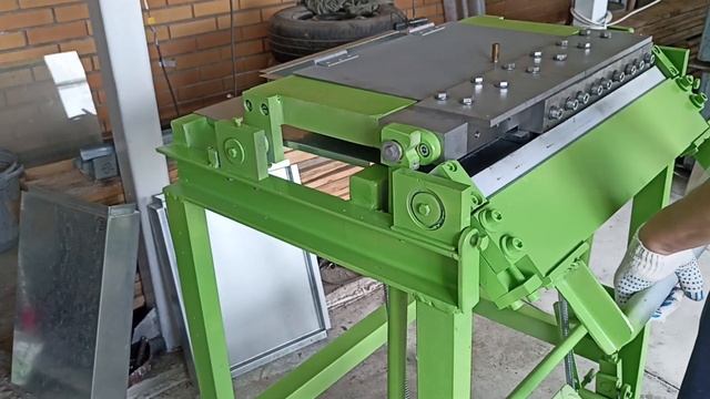 листогиб для изготовления фасадных кассет. смотреть онлайн