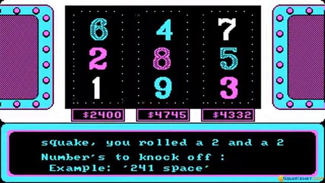 High Rollers gameplay (PC Game, 1986) смотреть онлайн