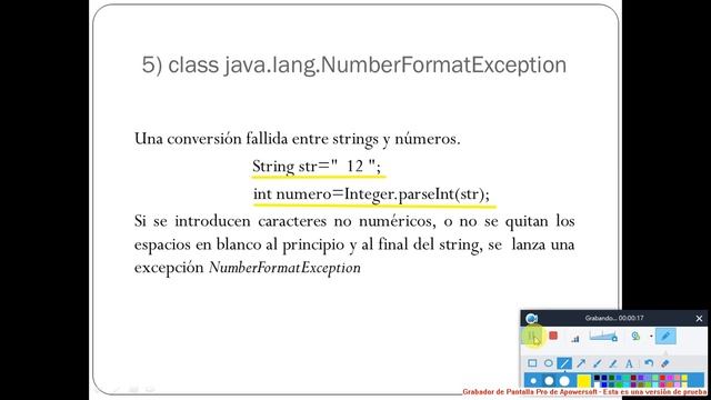 NumberFormatException