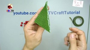 ABC TV | How To Make Christmas Holly Branch From Crepe Paper (Slowly)- Craft Tutorial