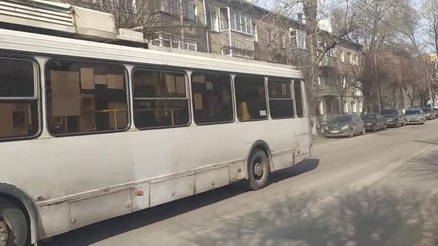 Троллейбус ЛиАЗ-5280 №1098 маршрутом №5н "Ул. Строителей - Ул. Строителей" смотреть онлайн