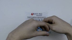 Простой самозатягивающийся узел для привязывания поискового магнита.