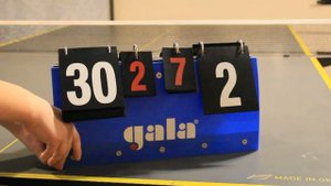 Теннис дома. Теннисный стол KETTLER Axos Indoor 1. Ракетка ATEMI 5000. Счетчик голов GALA.