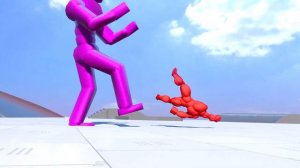 Superhero NPCs fights the SMART AI in OVERGROWTH! (with active ragdoll physics)