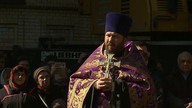 2019 год. Установка Креста над Казанским храмом смотреть онлайн