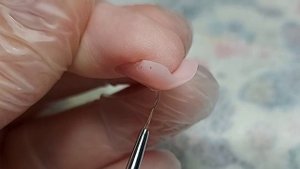 КЛИЕНТКА ВПЕРВЫЕ РЕШИЛАСЬ НА НАРАЩИВАНИЕ НОГТЕЙ / РАБОТА С ШИРОКИМИ НОГТЯМИ / СЖАТАЯ ВЕРСИЯ