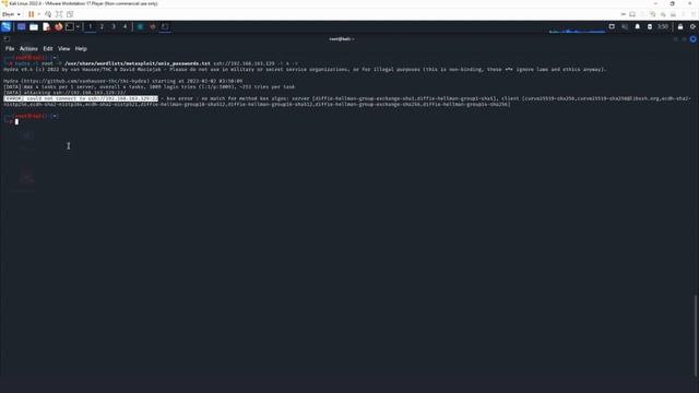 Ethical Hacking ??? ☠️ - Hydra could not connect to SSH - SSH Wide Compatibility Mode Unsupported