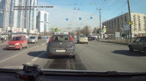 "Грамотная езда" водителя троллейбуса.