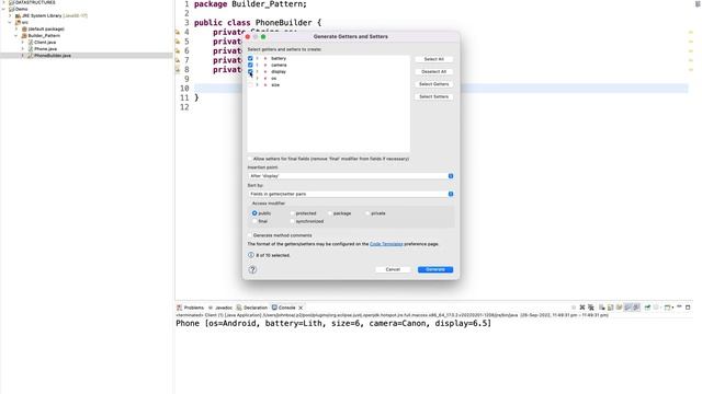 Builder Design Pattern in Java - Tamil