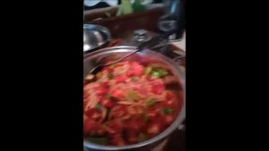 рецепт салата бараний рог"аджика"#очень острый салат