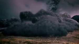 Извержение вулкана, Санторини