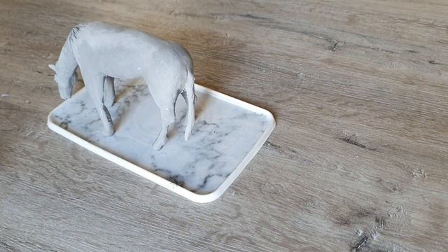 Making A Horse With Clay