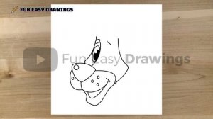 How to Draw Dog Sharik Prostokvashino Easy | Как нарисовать собаку Шарика Простоквашино легко