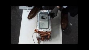 Ремонт котла Kiturami ECO Condensing    Замена теплообменника и горелки