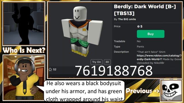 Deltarune - Berdly Roblox Cosplay Tutorial смотреть онлайн