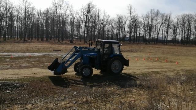 2021.04.23 Автодром сдача экзамена, тракторист-машинист, категория «С». смотреть онлайн