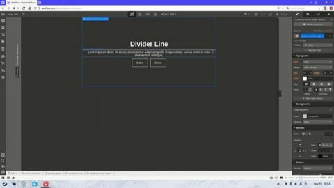 Easy Divider Line Creation in Webflow | Webflow Tutorial