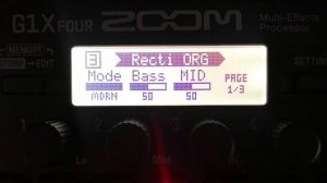 Zoom G1X Four Mesa Rectifier Sound