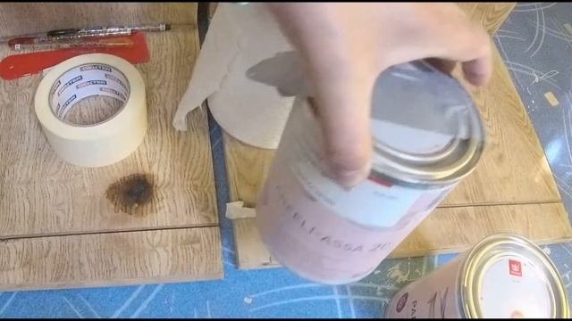 Перекрасить старую мебель. Часть 2. Реставрировать недостатки на мебели.
