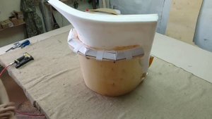 Изготовил небольшое полукресло