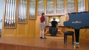 И. Пахельбель. Хоральная прелюдия "Vom Himmel hoch..."