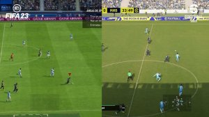 EA SPORTS FIFA 23 vs EFOOTBALL 23 | Xbox Series S | Comparación 2023 🎮