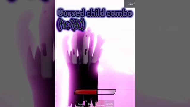 Cursed child combo | sorcerer battlegrounds (roblox)