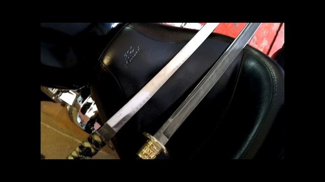 Кизлярские ножи. Катана Дамасская сталь. Отзыв.
