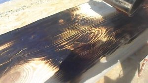 Обжигаем балку