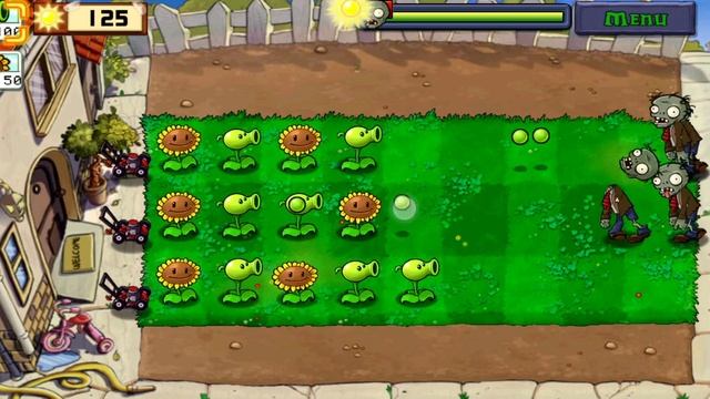 Играю в зомби VS растение смотреть онлайн