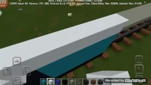 Вагон метро в Майнкрафте.