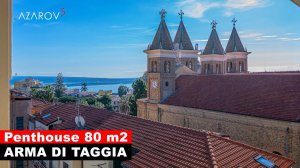 Penthouse for sale in Arma di Taggia near the sea