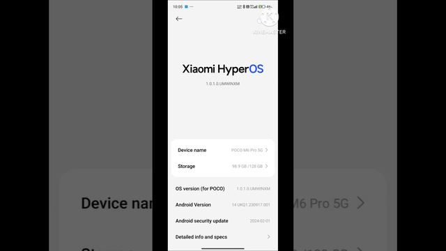 Xiaomi HyperOS ,poco m6 pro hyper os update