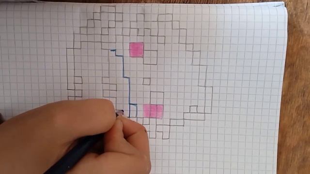 Самый простой способ рисования в клетку. смотреть онлайн