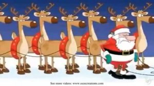 Дед мороз и олени