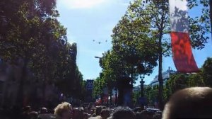 Военный парад в Париже  14 июля 2017 года.