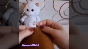 Шапочка для БАСИКА!!! Шапочка для начинающих!!! Просто и быстро!!!Одежда для игрушек!