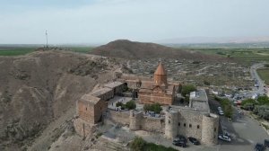 Drone view of Khor Virap Monastery | Armenia