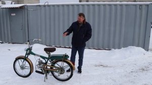 Мопед Рига-11 от мотоателье Ретроцикл.