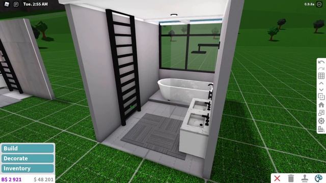 Modern Bathroom Speed Build || BLOXBURG Roblox смотреть онлайн
