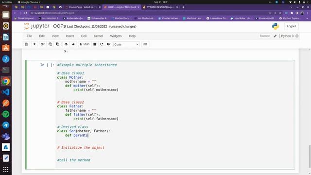 #33 Multiple Inheritance In Python | For Beginners смотреть онлайн