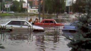Наводнение в России, ВАЗовская гандола или филиал Венеции в России				