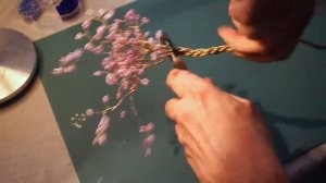 Cherry Wire Tree - with beading - DIY - make your own cherry tree | Sakura tree