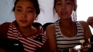 Казашки! Очень красиво, играют на гитаре.