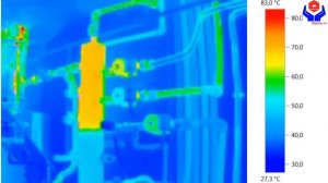 Работа термогидравлического разделителя (гидрострелка)