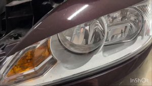 Когда поставил лед лампы в теплом свете , наконец то видно дорогу #форд #автоэлектрик #фокус #ford
